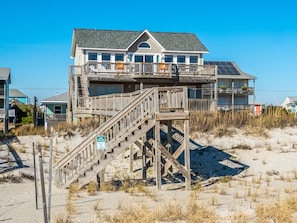 The View of Home from the Beach