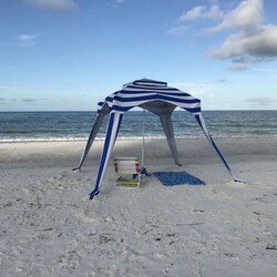 Umbrella Cabana and Beach Chairs Available