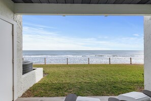 Colony Beach Club 101 patio view