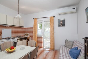 Living area with kitchen