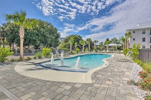 Spend leisurely afternoons at the community pool.