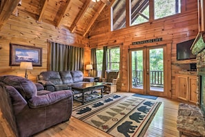 Living Room | Smart TV | Queen Sleeper Sofa