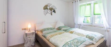 Ferienwohnung 50qm, 1 Schlafzimmer, 1 Wohn-/Esszimmer, Terrasse, max. 3 Personen