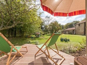 terrasse gîte