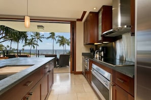 Private kitchen designed by Chef Roy Yamaguchi
