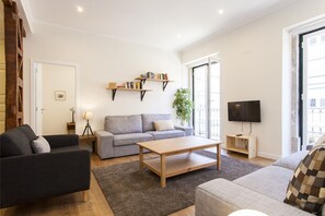 Living Room With balcony