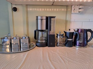 Kaffe och/eller kaffebryggare