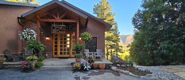 Front Porch Entry with Seating