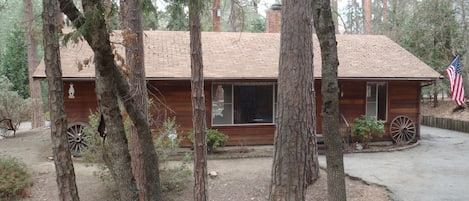 Front of cabin 