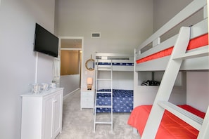 Bunk Room Sleeps 6 and has a private bathroom