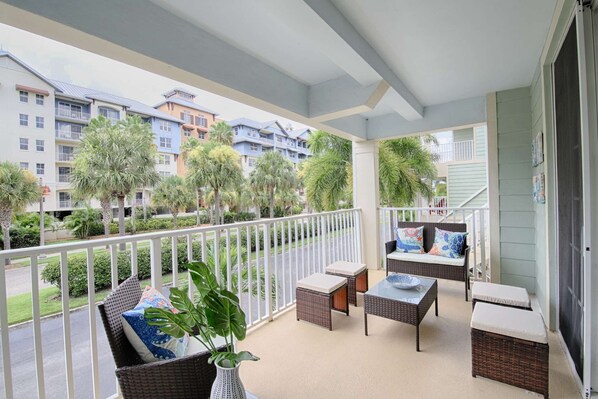 Street View Balcony Off Main Floor  - Great Space For Your Morning Coffee!