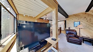 Screen, LCD Screen, Entertainment Center, Flooring, Furniture