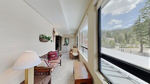 Sunroom With Slope Views