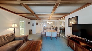 Open Layout with Full Size Living Room and Dining Area
