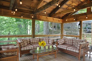 Inside the Treetop Pavilion