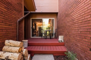 Outdoor porch.