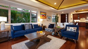 Open-concept living room