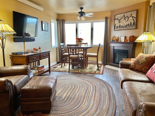 Living room from kitchen