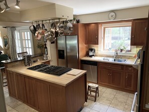 well stocked kitchen