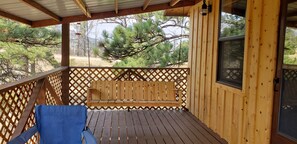 Swing on the front porch