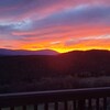 Beautiful sunset off the porch