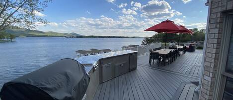 Why come to the lake if you can't enjoy the lake - 1000 Sq ft Deck to enjoy!