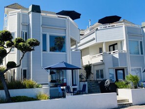 We own the block of four properties, our complex is gated and private.