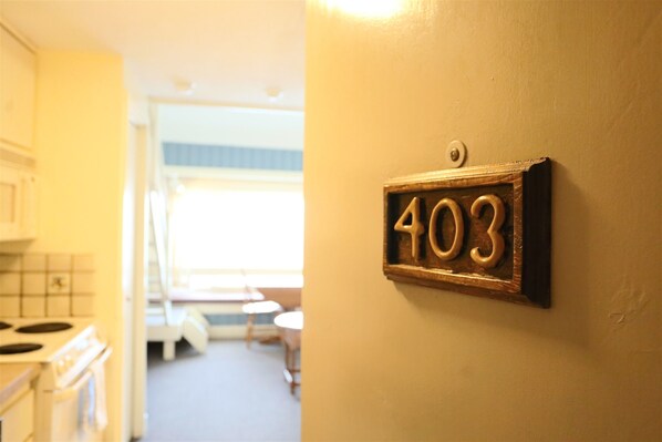 Entryway door to Unit in Condo Resort