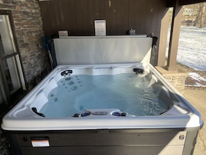 Bain à remous extérieur