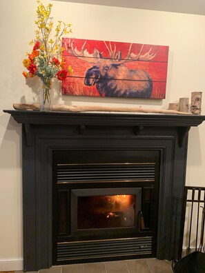 Fireplace for cozy evenings