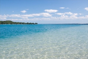 Torch Lake has been known to be compared to the Caribbean.  