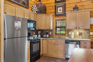 Whip up your favorite meals in the fully equipped kitchen