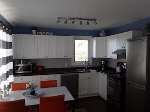 new kitchen 2020 with all the amenities and ocean view.