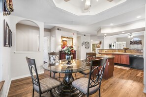 Dining to Kitchen Open Floor Plan