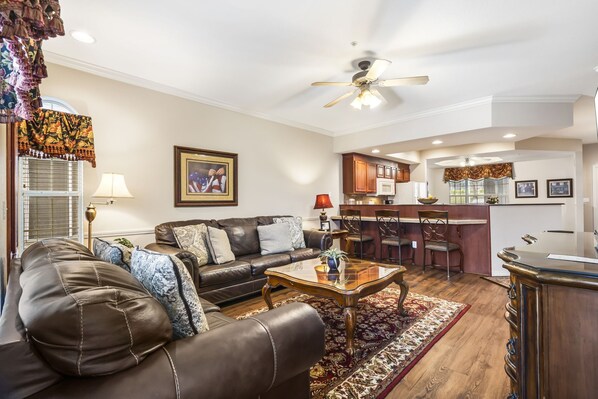 Open Floor Plan from Living Area to Kitchen