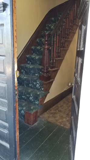 Entrance then go upstairs