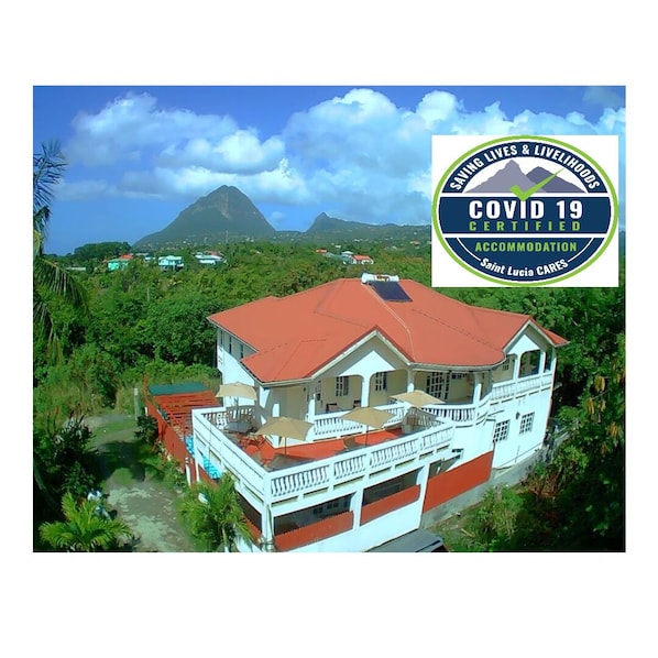 Bird eye view of property