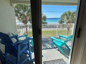 View of gulf from primary bedroom.  Wake up and enjoy!