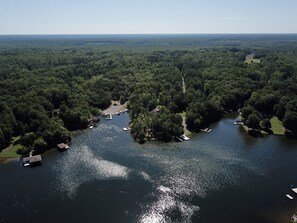 Aerial view of Lake Anna