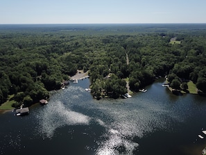 Aerial view of Lake Anna
