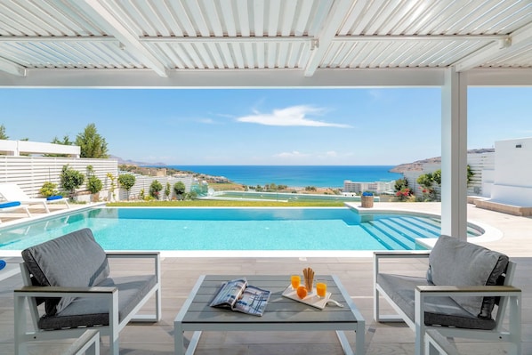 Executive Rhodes Villa | Villa Vrachos | Stunning Sea Views | 3 Bedrooms | Lindos