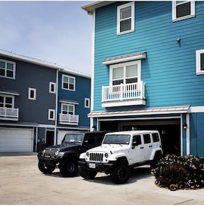 The driveway is  big enough for two additional cars