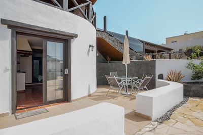 Charming Apartment El Hierro with Terrace, Community Pool & Wi-Fi; Parking Available