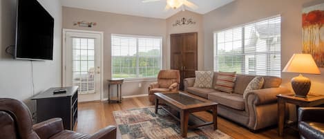 Living Room - Sofa Sleeper, Cable TV/DVD, Sunroom Access