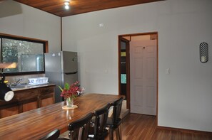 kitchen and access to second bedroom and bathroom