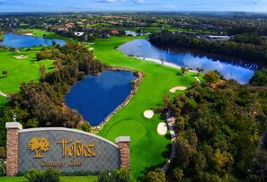 36 hole, private country club 
