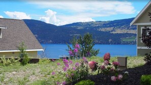 Views of the lake from the front deck.