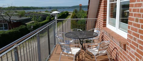 Balkon mit Blick auf den Selliner See