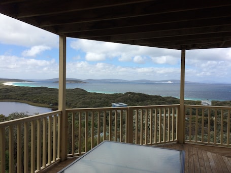 Panoramic view from the deck