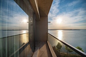 Blick vom Balkon